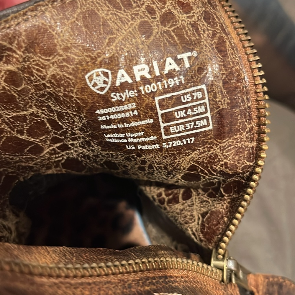 Ariat Brown Western Boots - Picture 9 of 9